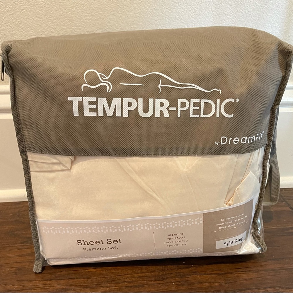 Tempur Pedic Premium Soft Split King Sheet Set